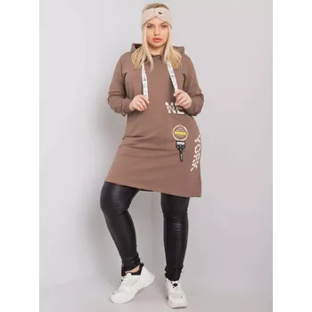 Dámská tunika Tunika RV TU 7221.80P hnědá jedna velikost