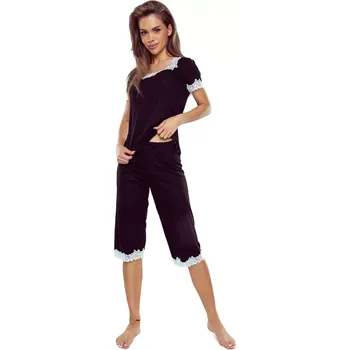 Dámské pyžamo Dámské pyžamo Aster black - ELDAR černá XL