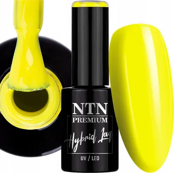 Lak na nehty NTN Hybridní lak 370 Premium Limited 5g Neonově Žlutý Limitovaná Edice