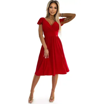 Dámské šaty Dámské šaty 425-9 MATILDE - NUMOCO červená XL