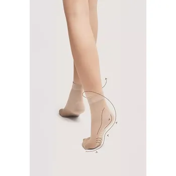 Pánské ponožky Dámské ponožky Fiore Body Care massage M 1100 20 den černá/černá Univerzální