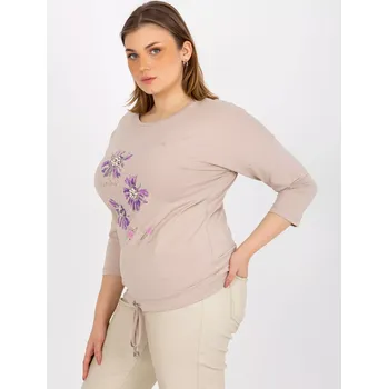 Dámská halenka Dámská halenka RV BZ 8457.47P béžová - FPrice jedna velikost