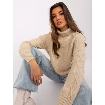 Dámský svetr Propojka AT SW 2355 2.12P béžová jedna velikost