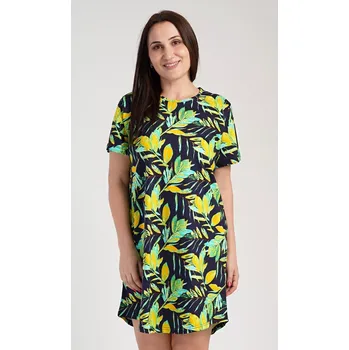 Dámská noční košile s krátkým rukávem Paulína zelená 4XL