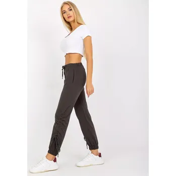 Dámské kalhoty Tepláky RV DR 7943.19 tmavá khaki XL