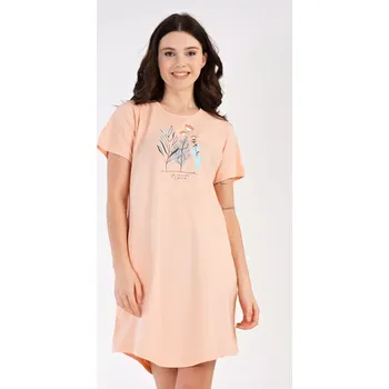 Dámské šaty Dámské domácí šaty s krátkým rukávem Garden mentolová M