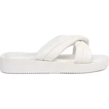 Dámské žabky Trendy bílé nazouváky dámské platforma 41