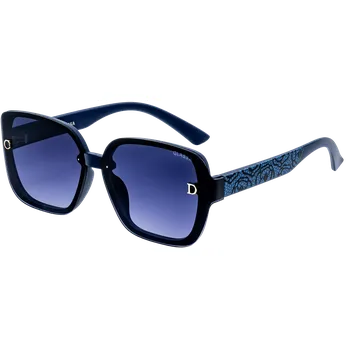 Sluneční brýle G1815 modré s modrými skly Obyčejné čočky