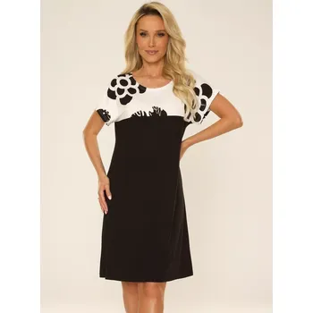 Košile De Lafense 742 Elle kr/r S-2XL ecri-black S