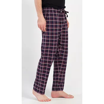 Pánské pyžamo Pánské pyžamové kalhoty Karlos tmavě modrá M