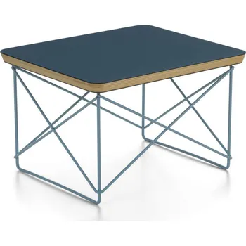 Konferenční stolek Vitra Occasional Table LTR Linoleum Smoke Blue, sky blue