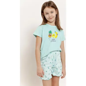 Pánské pyžamo Taro Sweety 3385 pyžamo kr/r 122-140 W25 Meruňka 128