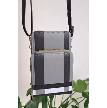 Kabelka PURSE ST-71 šedá 18X12