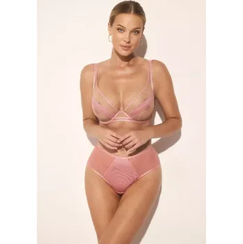 Podprsenka Měkká dámská podprsenka soft Kinga SC-932 Lou Růžová Růžová 75E