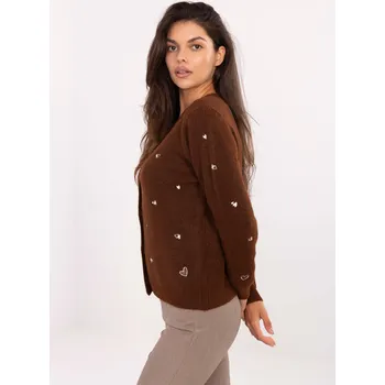 Dámský svetr Jumper PM SW F510.29 hnědý jedna velikost