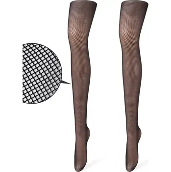 Dámské punčochy Dámské síťované punčocháče "kabaretky" RA 23 béžová 1-2