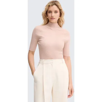 Dámský top BOSS Black Faleri 50542885 světle růžový Velikost: XS