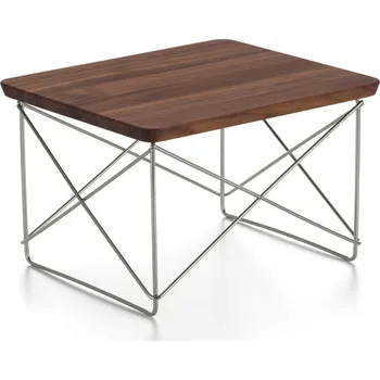 Konferenční stolek Vitra Occasional Table LTR Walnut Dark, stainless steel