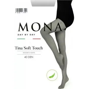Dámské punčochy Dámské punčochové kalhoty Mona Tina Soft Touch 40 den 1-4 černá 4-L