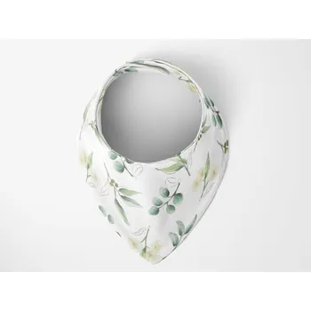 Bryndák MIMOUŠEK Slintáček / bryndáček 100 % bavlna - Eucalyptus