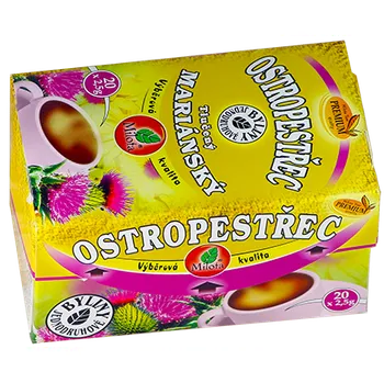 Čaj MILOTA Ostropestřec mariánský plod 50g (20x2,5g)