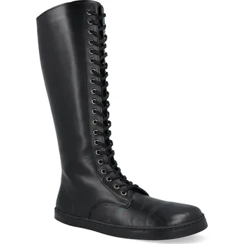 Dámské kozačky Barefoot kozačky Peerko - Empire 2.0 Black černé Velikost: 43