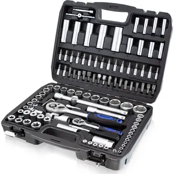 Sada nářadí Sada nástrčných klíčů Ráčna 108 dílů Klíče v kufříku M13372