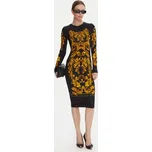 Versace Jeans Couture Každodenní šaty 79HAO9P0 JS524 Černá Slim Fit 40