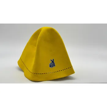Klobouk do sauny žlutý