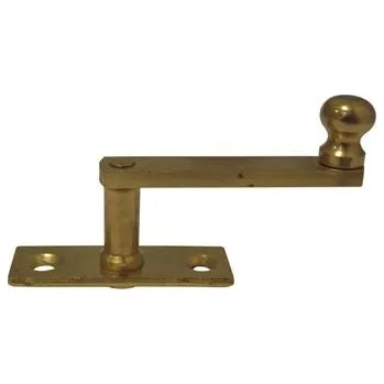 Okenní klika Okenní obrtlík na hranaté podložce, 20 mm, mosaz leštěná