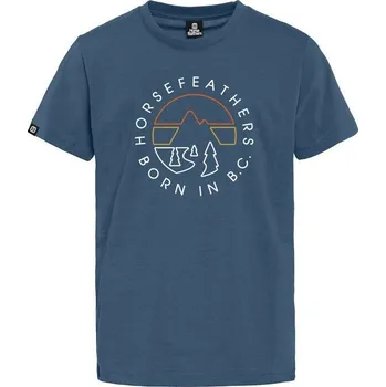 triko HORSEFEATHERS Line Circle Youth MOONLIGHT BLUE velikost oblečení L