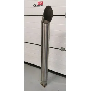 Výfuk pro motocykl Nerez výfuk Zetor 16145 roura 114mm Swelding exhaust system 0011