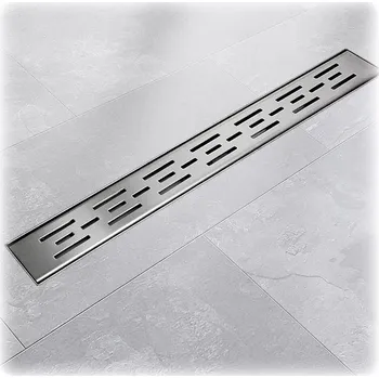 sprchový žlab Lineární podlahový odtok do koupelny Matrix 90 cm s nízkým sifonem M14706