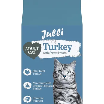 Krmivo pro kočku JULLI Cat Grain Free Adult rich in fresh Turkey & Potato 2kg