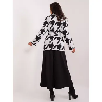 Dámský kabát LK PL 509550 kabát.19X šedá černá S/M