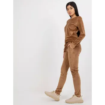 Dámská halenka Dámská souprava RV KMPL 6083.05 velbloud S