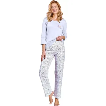 Dámské pyžamo Dámské pyžamo 3240 Ariella blue - TARO světle modrá L