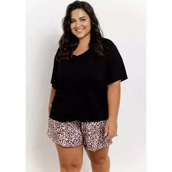 Dámské pyžamo Pyžamo Taro Esti 3360 cr/r 2XL-3XL W25 dámské černá XXL