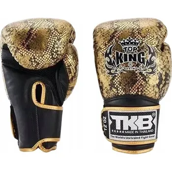 Boxerské rukavice Boxerské rukavice Top King TKBGSS-02A-BK-GD-16 16 oz
