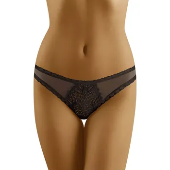 Kalhotky Dámské kalhotky Riva black - WOLBAR černá XL