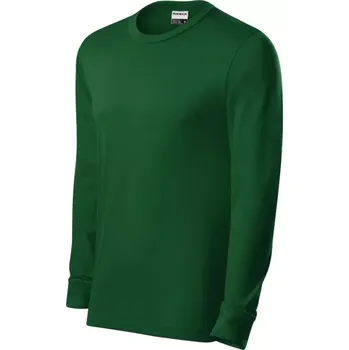 Pánské tričko Rimeck Resist LS M MLI-R0506 Tričko Bottle green 3XL