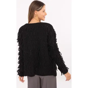 Dámský svetr Jumper MI SW 1308.21 černý jedna velikost