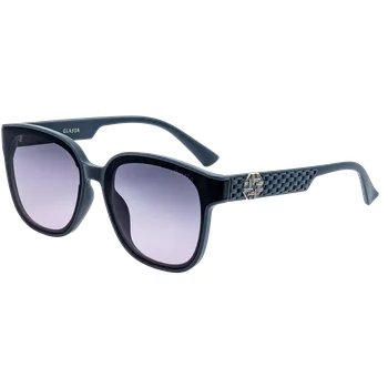 Sluneční brýle G1810 šedé s tmavými skly Obyčejné čočky