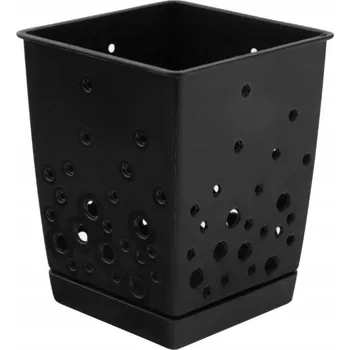 Odkapávač na nádobí Nádoba Odkapávač na příbory s podstavcem Altom Design černý 11 cm