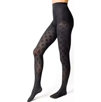 Dámské punčochy Dámské punčocháče Laura 60 DEN - 5 (XL) / černá