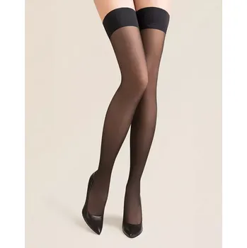 Dámské punčochy Samodržící punčochy Lovia 20 DEN - 3-4 (M-L) / černá