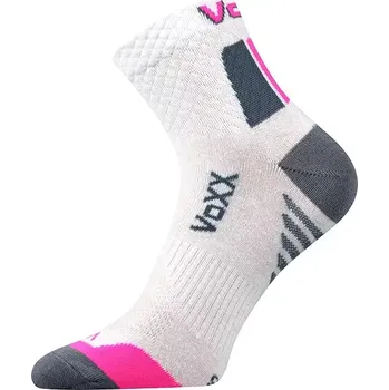 Pánské ponožky Dospělé ponožky Kryptox - 35-38 / bílá/růžová