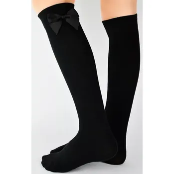 Dámské punčochy Dívčí podkolenky SB073 - 27-30 / černá