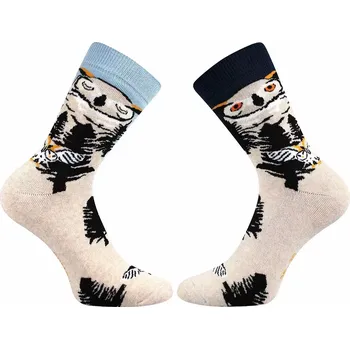 Dámské punčochy Dámské nestejné froté ponožky Owlana - 35-38 / béžová