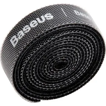 kabelová chránička Baseus Circle Velcro páska pro organizaci kabelů 0,5m - černá ACMGT-A01